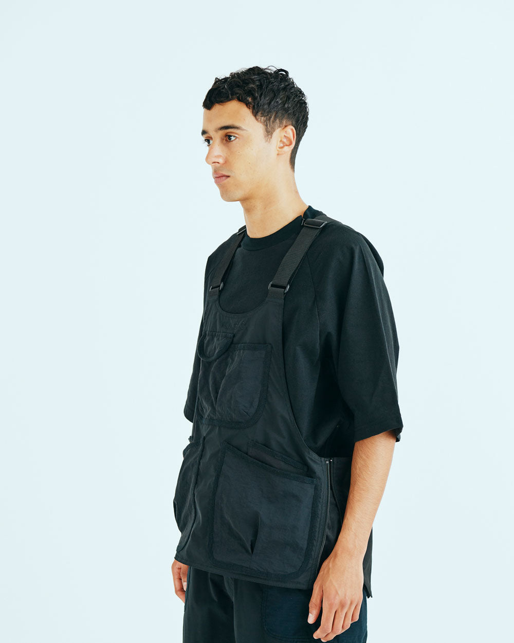 Wm X Gripswany Apron Vest - Black