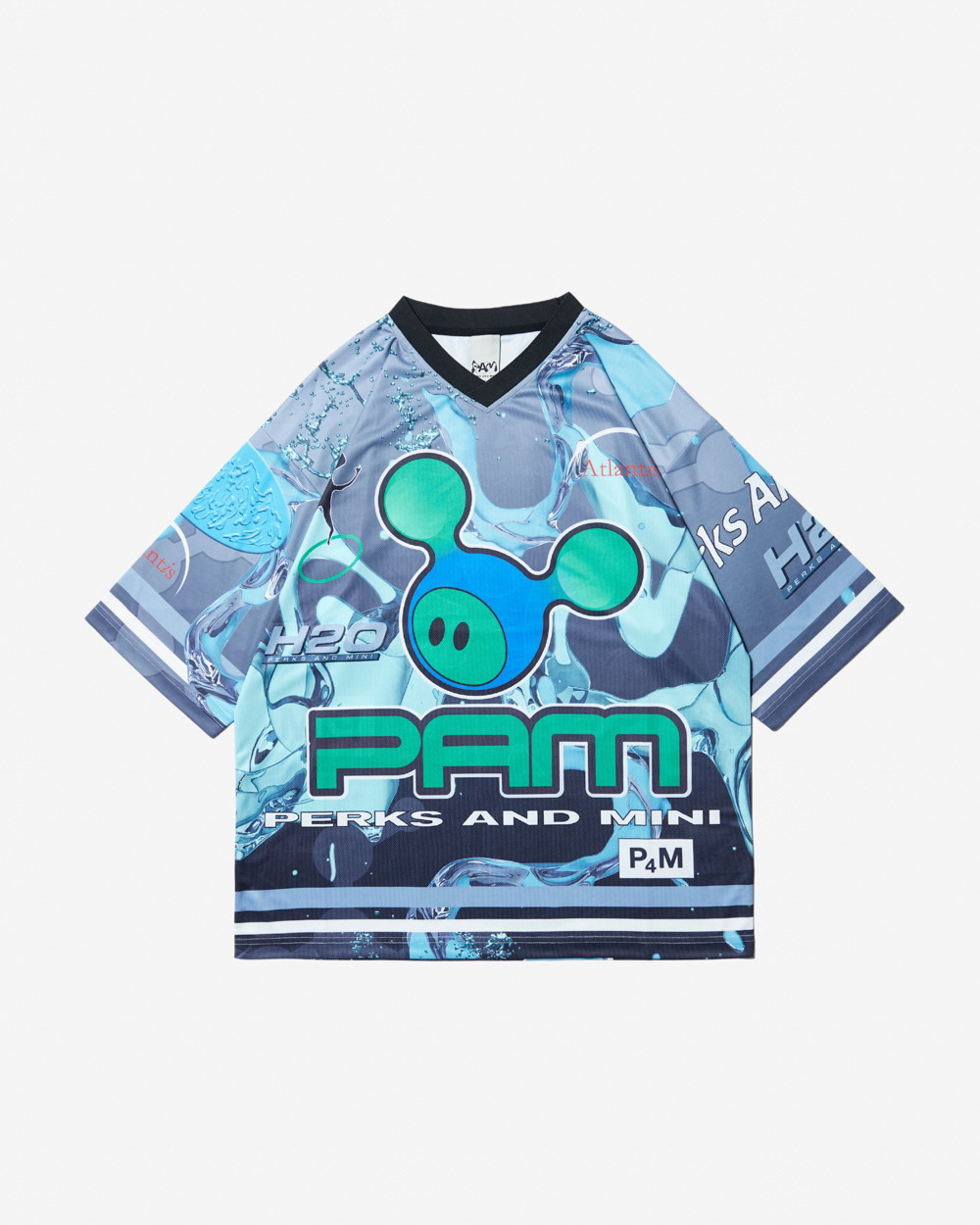 Perks and Mini Blue Oversized Planet Hockey T-Shirt Perks and Mini